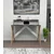 Hanah Home radni sto X, 90 cm, antracit / atlantski bor