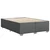 Vidaxl Box spring posteljni z vzmetnico temno siv 140x190 cm blago
