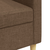 vidaXL vidaXL Trosed rjav 210 cm blago, (21256049)