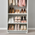 HJÄLPA Polica za cipele, bela, 60x40 cm