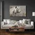 Slika beli tiger v travi - 60x40