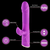 HiSmith HSG008 Ricky Telescopic Rabbit Vibrator Purple