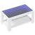 Stolić za kavu s LED bijeli 93x53x45 cm od konstruiranog drva
