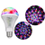 LED RGB vrtljiva disko žarnica E27 3W