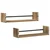 Polica na zidu Zidne 2 pcs Umjetnički hrast 60 x 16 x 14 cm