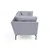 Atelier del Sofa Trosed Mapa 90x84x214cm Sivi