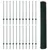 Zavarena žičana ograda 50 x 1 m (Š x V) Čelik premazan PVC-om