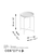 Hanah Home Klub sto 46x56x46cm Beli