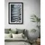 Plakat s paspartujem okrasna praprot - 30x45 white