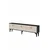 Hanah Home TV komoda Demet, 180 cm, antracit / travertin