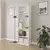 Hanah Home Polica za knjige Ktp-350-Bb-1, 64x182x26 cm, Bela
