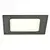 LED ugradna svetiljka RIGEL LED/4,8W/230V 4000K 11,8x11,8 cm crna
