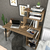 HANAH HOME Radni sto Vina Walnut