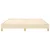 vidaXL Box spring posteljni okvir krem 160x200 cm blago