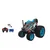 Alltoys RC kaskaderski avto s 5 kolesi, črn, merilo 1:16