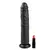 Dildo Realistic – 28,5 cm, črn