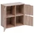 5five - Komoda TIDY 68x68x32 cm rjava