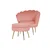 Livetastic Tabure Samt, Roza