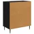 Komoda DOKKUM Plavi afti uzorak 66 x 36,5 x 76 cm Crni hrast