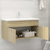 shumee Vanity Unit hrast sonoma 90x38,5x46 cm iverne plošče