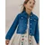 Next Prehodna jakna moder denim