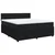 Vidaxl Box spring postelja z vzmetnico črna 200x200 cm žamet