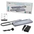 I-TEC USB-C kovinska ergonomska priklopna postaja z zaslonom 3x 4K in Power Delivery 100 W + univerzalni polnilec 100 W