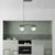 Opviq Luster Anemon-13813, 20cm, IP20, Belo-crni