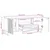 Vidaxl TV enote s predalom Rjava 105 x 33 x 46 cm Konstruiran les