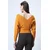 Trend Alacati Stili Ženska bluza dugih rukava ALC-019-053-BLZ, V-izrez, Narandžasta