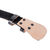 GymBeam Fitness Leather Belt Black