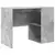 Kutni stol s ladicama Betonski sivi 102 x 88 x 75 cm