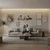 WallXpert metalni zidni ukras 5379, grana drveta sa pticama, 60 x 24 cm, crni