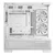 DEEPCOOL Kućište  DeepCool CG380 3F WH, R-CG380-WHAGM3-G