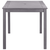 Vrtni stol sivi isprani 140 x 80 x 74 cm masivno bagremovo drvo