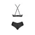Ženski sexy erotski veš bikini Kerria, Crni
