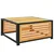 Vrtni tabure s jastukom 68 x 68 x 30 cm masivno bagremovo drvo