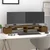 Stalak za monitor boja meda 100x27,5x15 cm od masivne borovine
