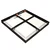 LED panel za površinsku montažu CHRIS LED/20W/230V 4000K 40x40 cm crna
