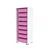 HANAH HOME Višenamenska polica Cara 8N White Pink