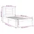 Vidaxl Posteljni okvir brez vzmetnice 90x190 cm trdna borovina