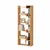 HANAH HOME Polica za knjige Palermo Natural Anthracite