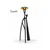 BBLINK Belore 31 Podna lampa LED 7W 4000K Crna