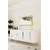 Hanah Home komoda Rany 180, 180 cm, bela / srebrna