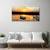 tulup.si Slika na platnu Bridge boat lake landscape 100x50 cm