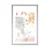 Plakat s paspartujem neobičajne oblike - 20x30 white