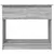 Konzolni stol s ladicama sivi Sonoma 85,5x38,5x74,5 cm