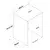 Hanah Home KD103 Polica, Hrast-Bela