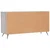 Klupa za cipele siva boja hrasta 102x35x55 cm konstruirano drvo