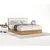 Kremno bela/v naravni barvi boxspring postelja s prostorom za shranjevanje 160x200 cm Asahi – Maison de Reve